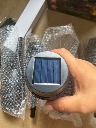 6 Luces Solares Jardín Llama Exterior