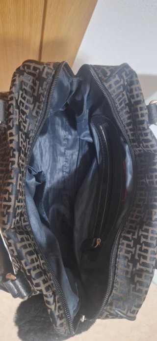 Bolso Tommy Hilfiger Negro/Gris