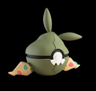 Pokéball de Trubbish Impresa en 3D