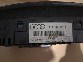 Quadrante/ Marcador Audi A3 8P Diesel - 8P0920930K