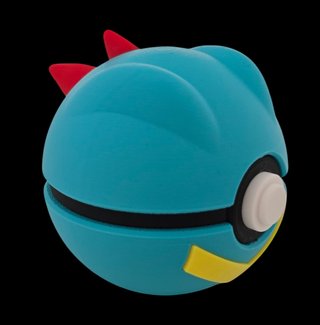 Pokéball de Totodile Impresa en 3D