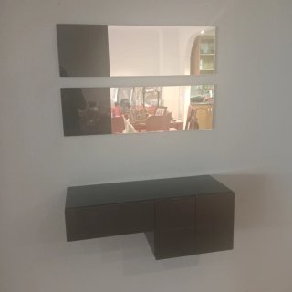 Mueble de entrada flotante