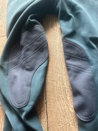 Pantalones de equitación Fouganza verde oscuro
