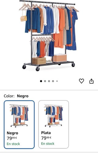 Burro Ropa Resistente con Ruedas