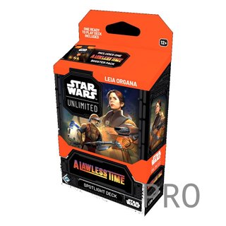 Star Wars Unlimited - Una Época sin Ley: Mazo Leia Organa (Inglés)