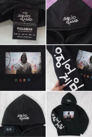 Sudadera Negra Squid Game