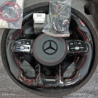 Volante Mercedes AMG Carbono Rojo