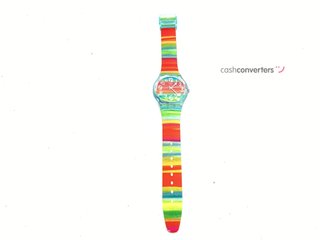 reloj pulsera unisex swatch color the sky gs124
