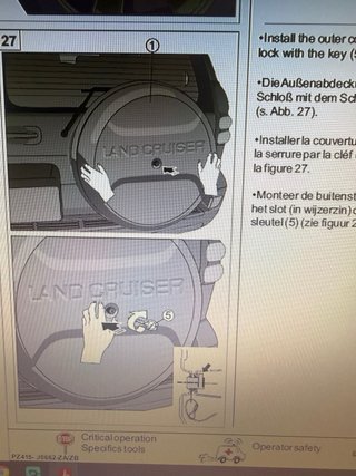 Funda Rueda Fibra Toyota Land Cruiser