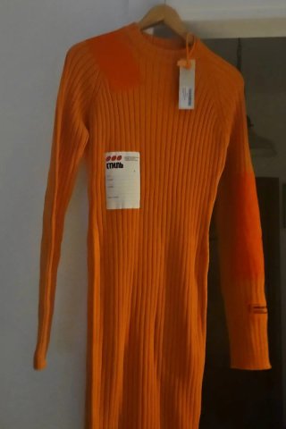 Abito ICONICO HERON PRESTON Arancione,midi..