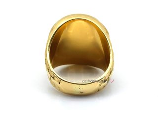 sello oro 18k con circonita