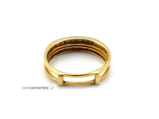 sortija oro 18k con piedra con diamante