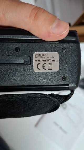 Videocámara Digital Compacta Modelo 746