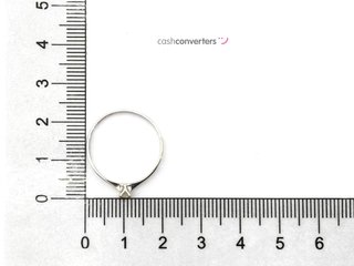 sortija oro 18k con piedra con diamante