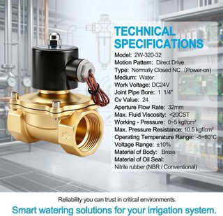 NUEVO! Válvula Solenoide Eléctrica Latón 2W-3