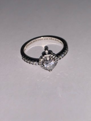 Anillo Pandora Corazón Plata