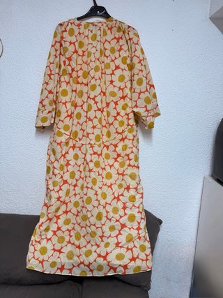 Vestido Zara Estampado Flores Talla xl