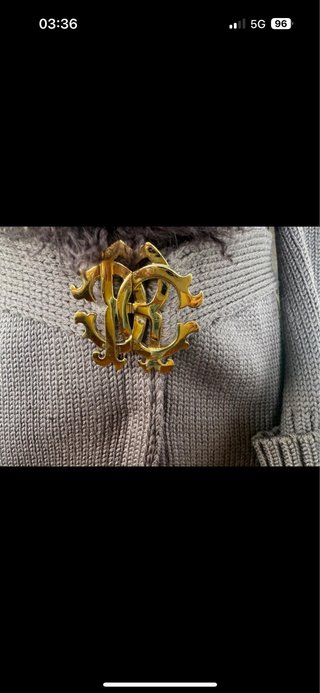 Roberto Cavalli cardigan lungo vintage