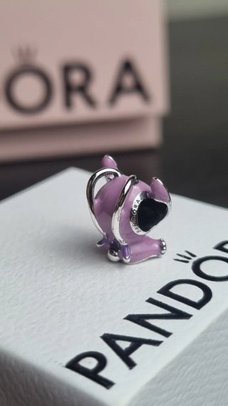 Pandora Disney Stitch Ángel Charm Morado charm