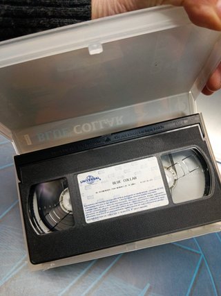 Película VHS , descatalogada, BLUE COLLAR