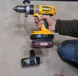 Adaptador Dewalt 18v - Parkside x20