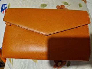 Cartera Loewe Naranja Piel
