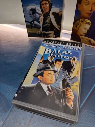 7 cintas, peliculas VHS. especial Humphrey Bogart