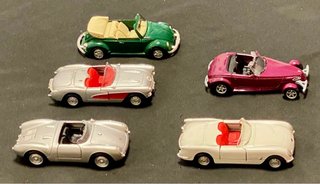 Lote de 5 Coches clásicos,coleccionablesl Antiguos