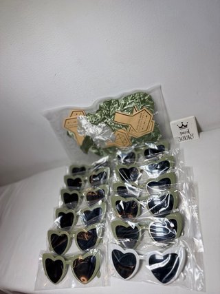Set gafas despedida de soltera corazón