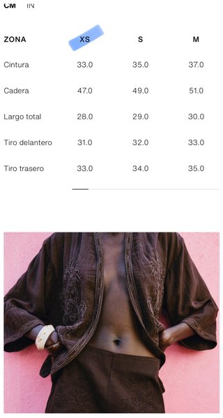 Conjunto Zara Kimono Bordado XS-S y Shorts XS