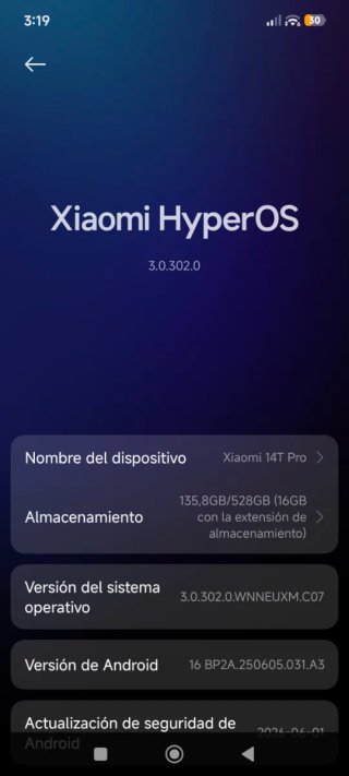 Xiaomi 14T Pro 5G 512GB Negro Titanio