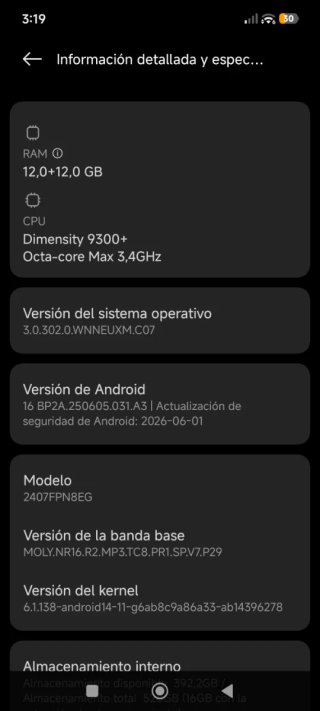 Xiaomi 14T Pro 5G 512GB Negro Titanio