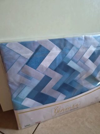 Lenzuola matrimoniali IRGE blu/celeste