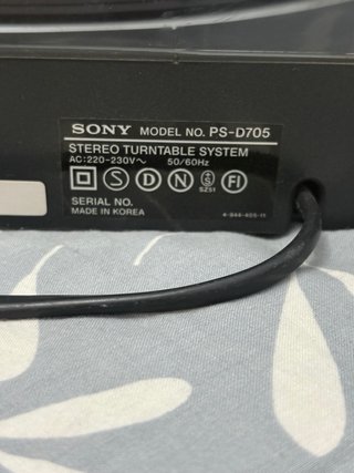 Giradischi Sony Nero