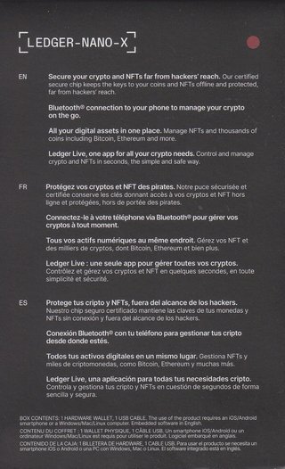 Ledger Nano X Ruby Red
