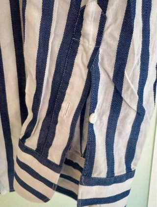 Camicia Del Siena 1953 Colletto Coreana a Righe