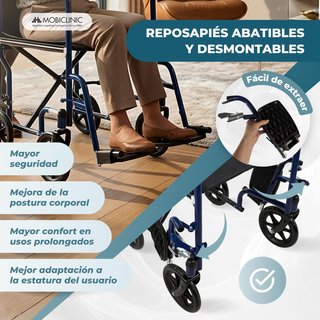 MOBICLINIC NAPOLI SILLA DE RUEDAS PLEGABLE