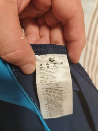 Bañador Arena talla pequeña/infantil azul marino