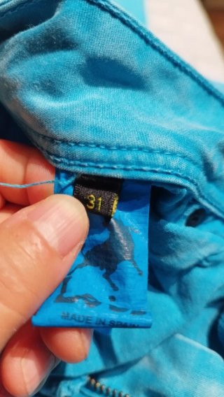 Vaqueros Lois Turquesa Talla 31