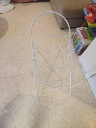 Moisés para bebé con estampado gris