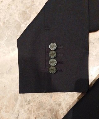 Americana Zara Man Negra Hombre