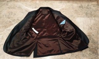 Americana Zara Man Negra Hombre