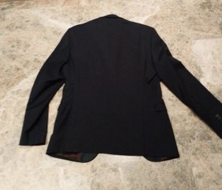 Americana Zara Man Negra Hombre