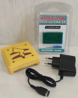 Lote Batería Y Cargador Para Game Boy Advance SP