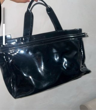 Borsa Armani Jeans Nera Vernice