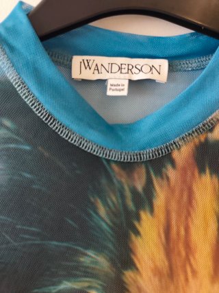 T-shirt manga comprida com paisagem