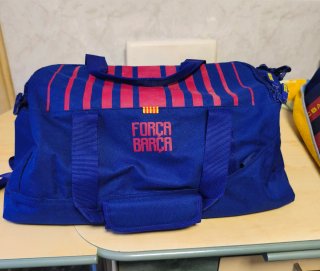 Dos Bolsas de Deporte FC Barcelona Azul y Roja