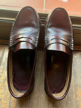 Mocasines Castellanos Piel Burdeos Antifaz