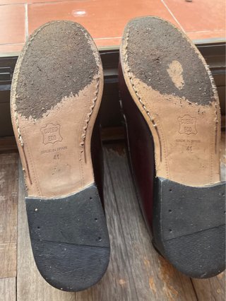 Mocasines Castellanos Piel Burdeos Antifaz