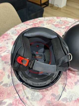Casco moto Gari Jet G20 Talla XS Negro